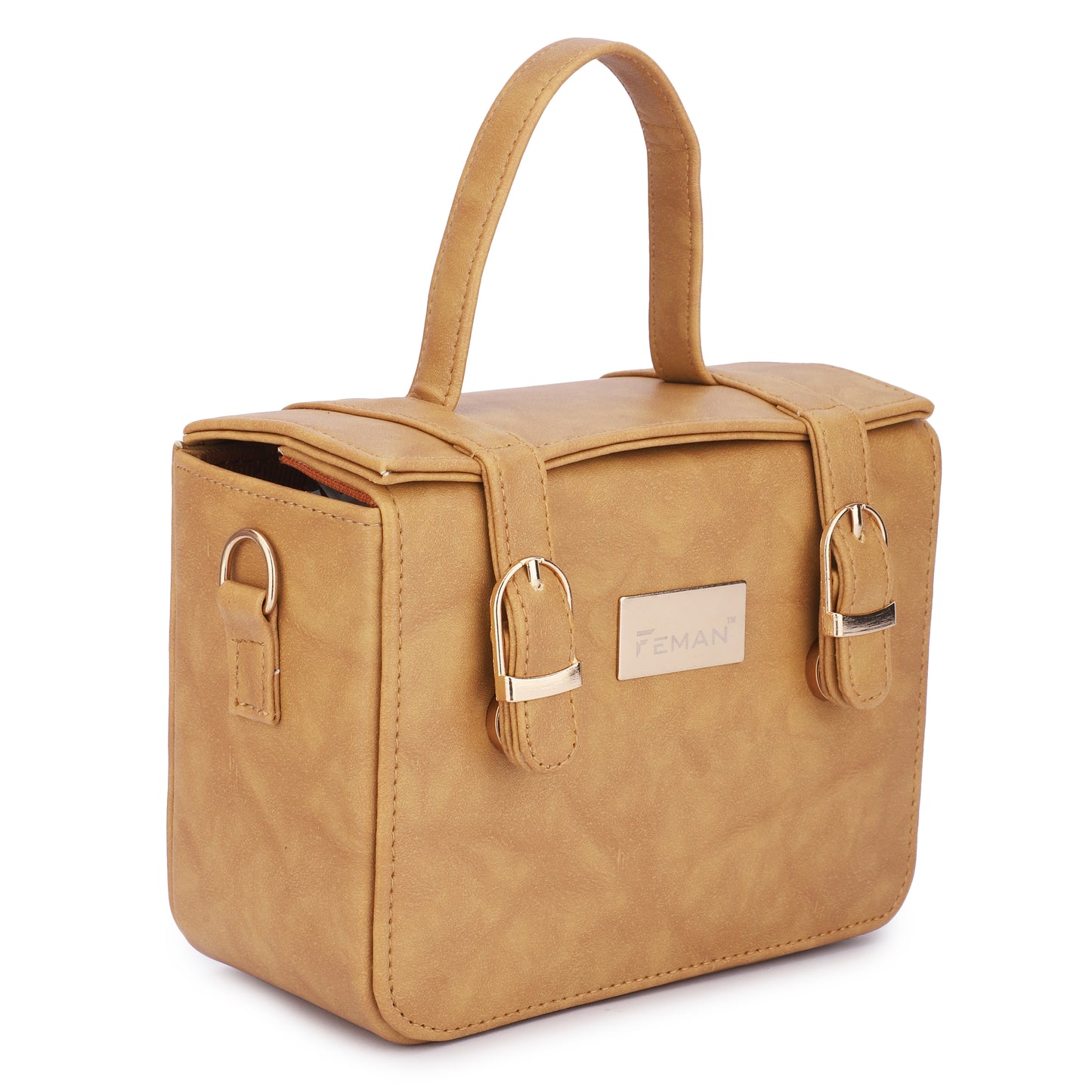 Feman Sling Pack Sling Bags - L Brown