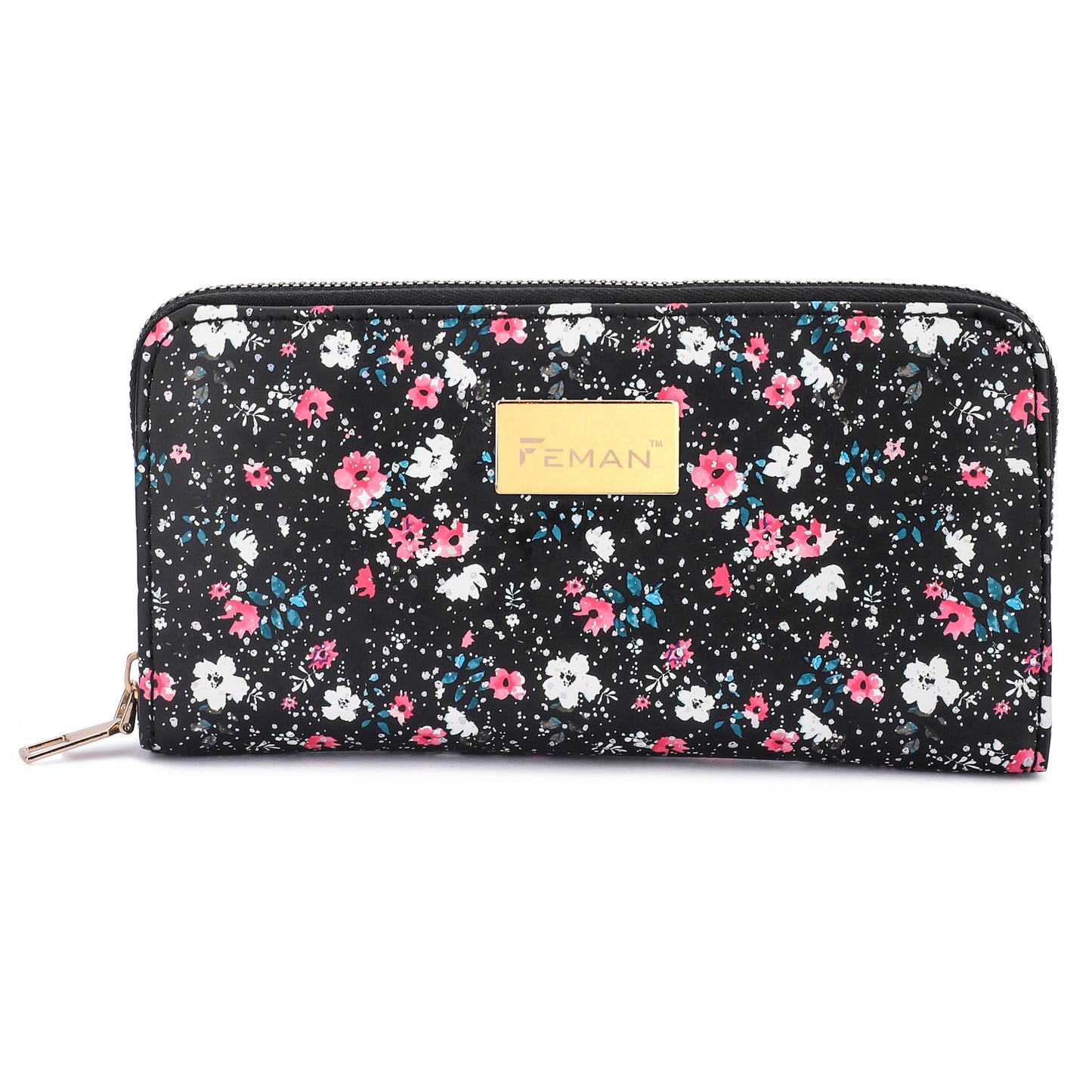 Feman Blossom Shower Wallets - Black