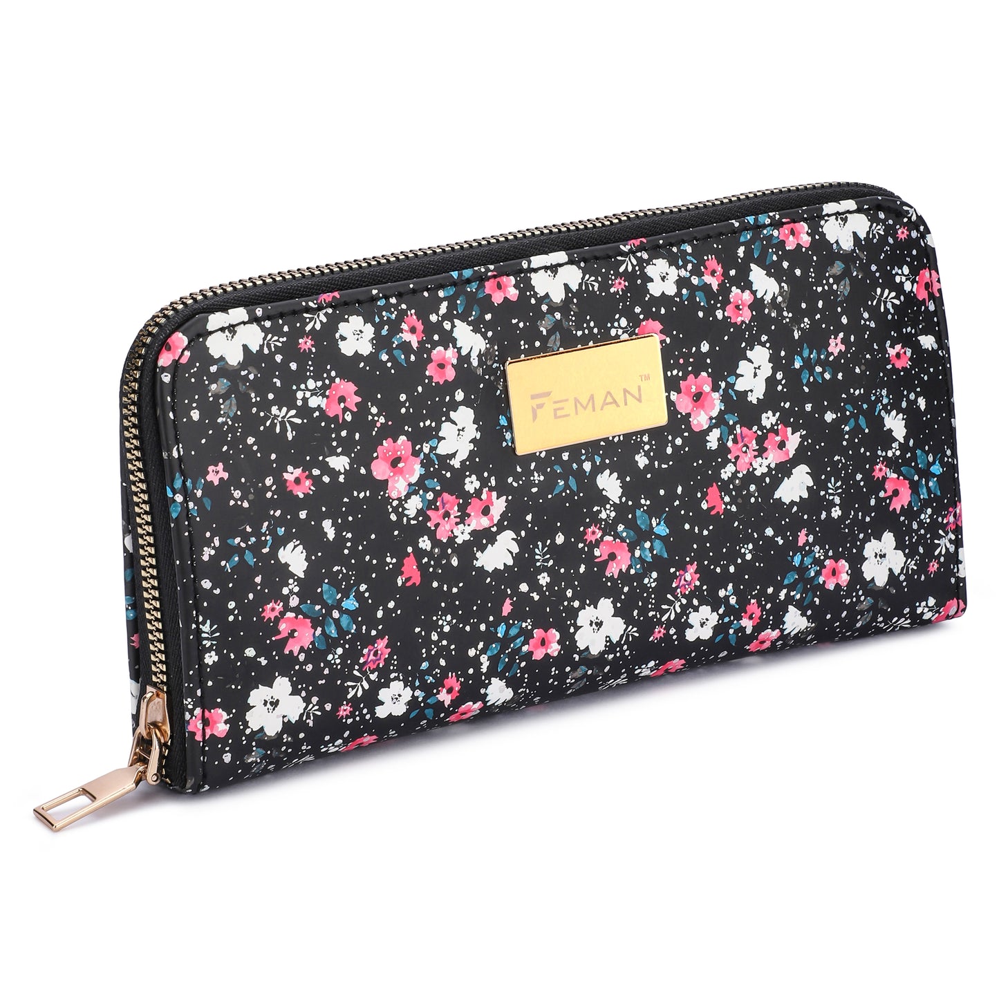 Feman Blossom Shower Wallets - Black