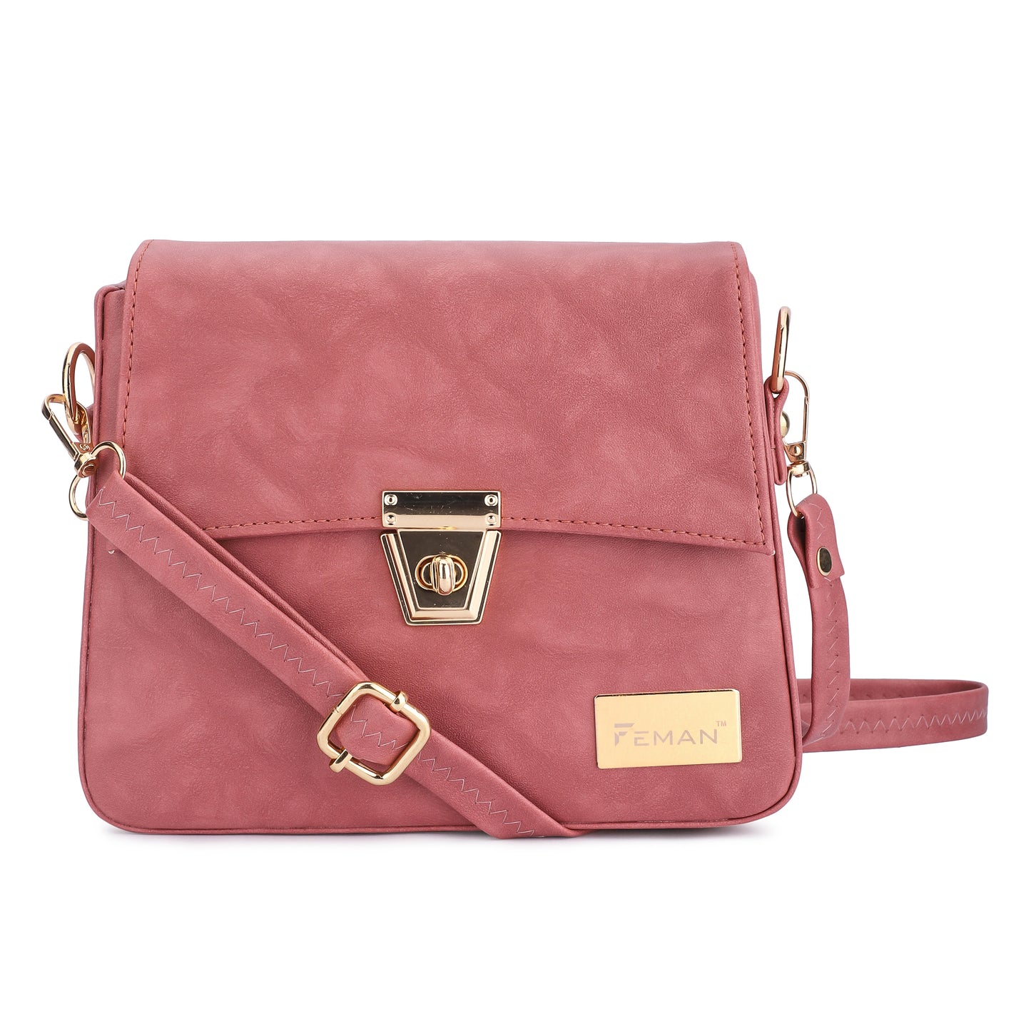 Feman City Stride Sling Bag - L Pink