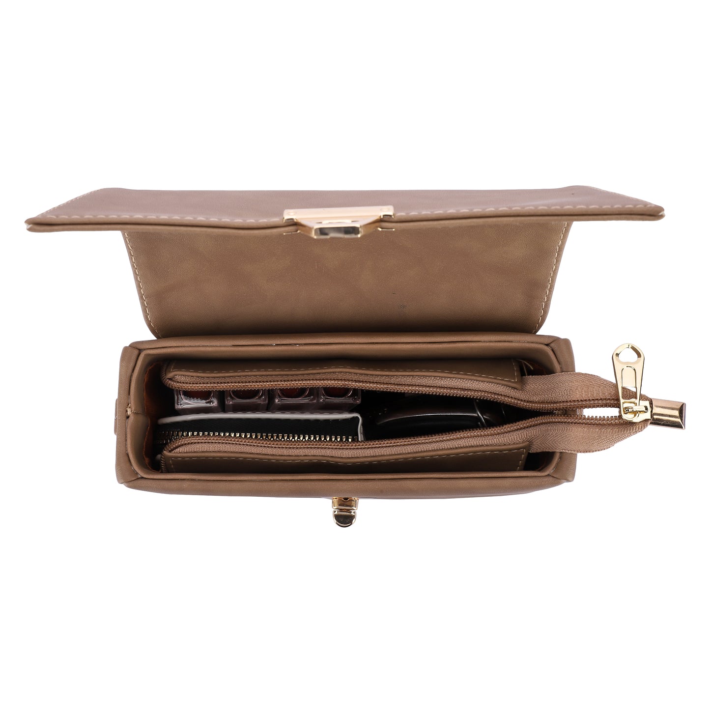 Feman City Stride Sling Bag - L Brown