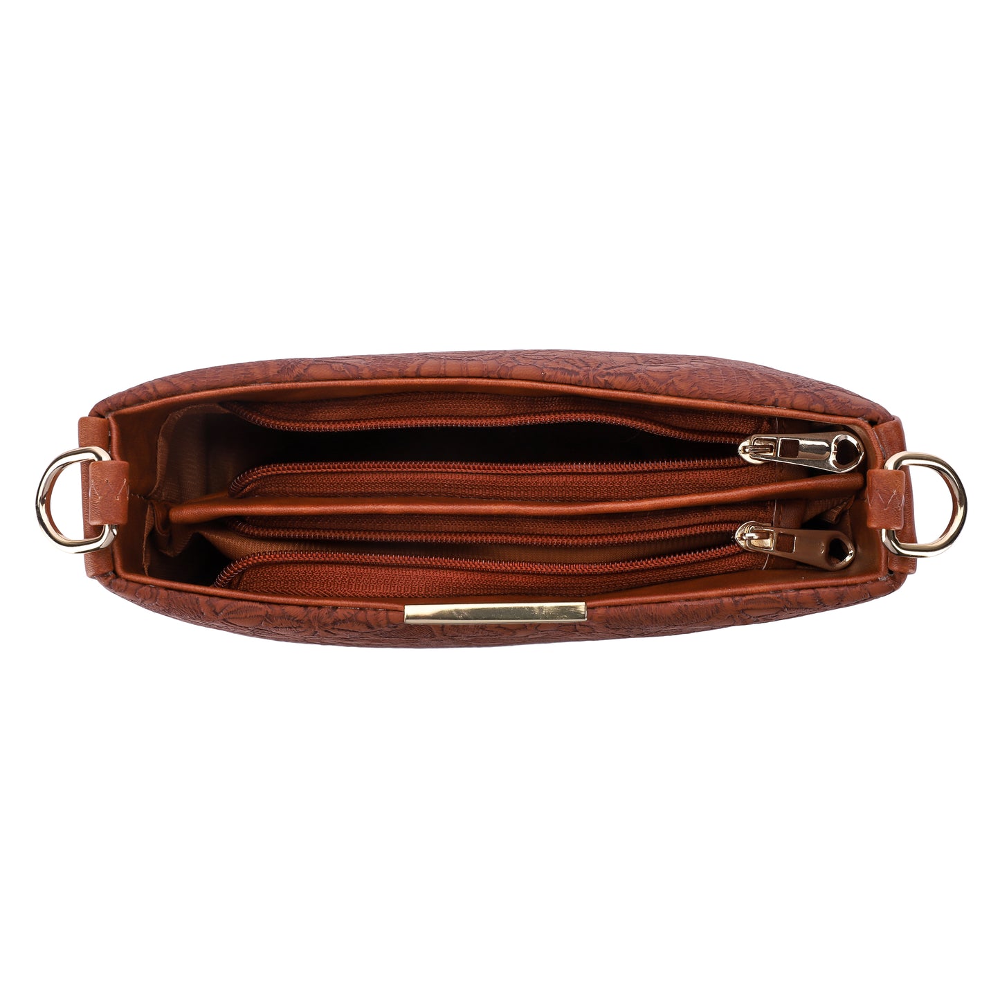 Feman Ethnic Essence Sling Bags - Brown