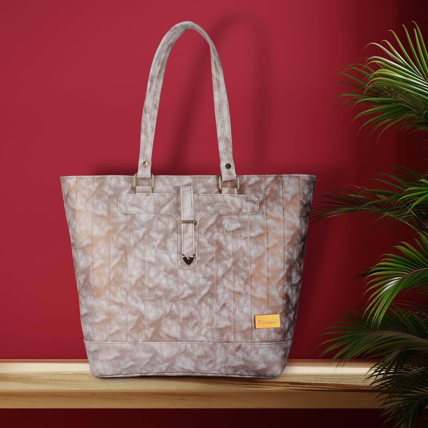 Feman Office Fella Tote Bag - Rose Gold