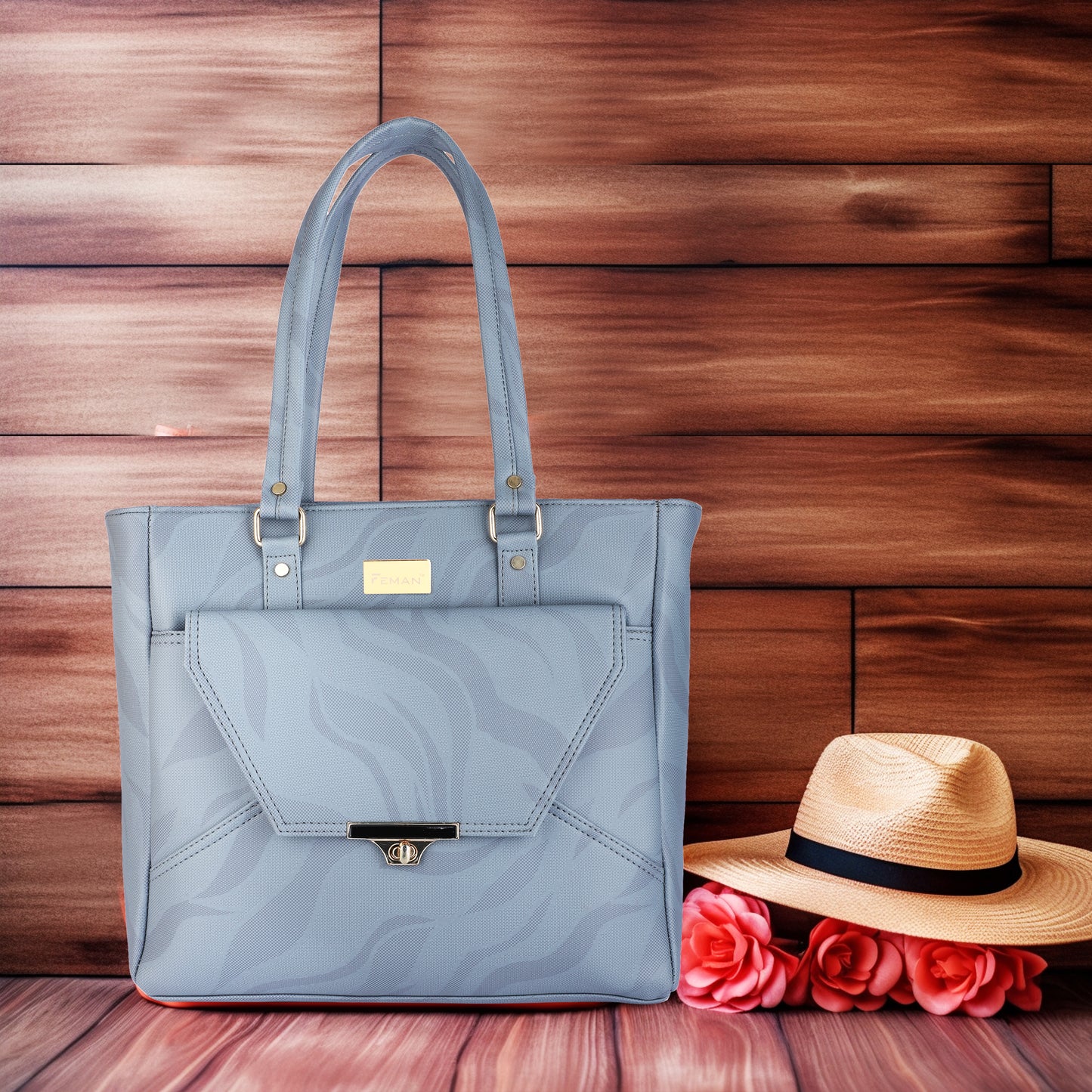 Feman City Delight Tote Bag - L. Blue