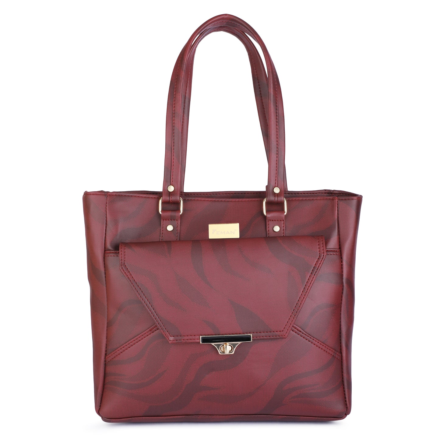 Feman City Delight Tote Bags - Maroon
