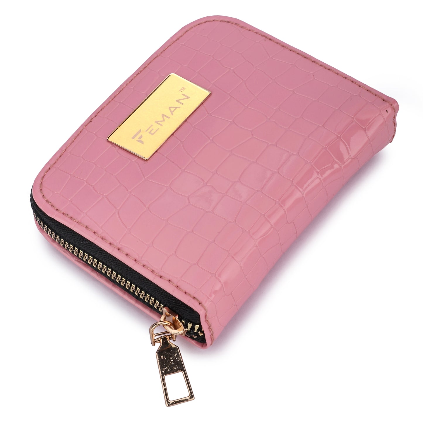 Feman Dazzle Drop Wallets- Pink