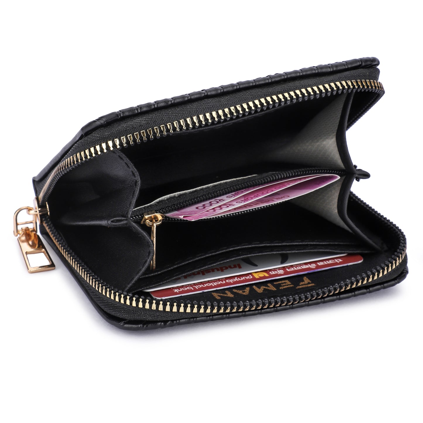 Feman Pixie Pocket Wallets - Black