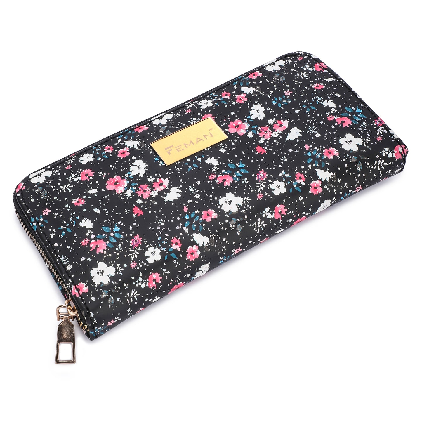 Feman Blossom Shower Wallets - Black